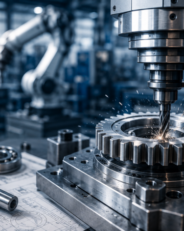 CNC manufacturing machinery